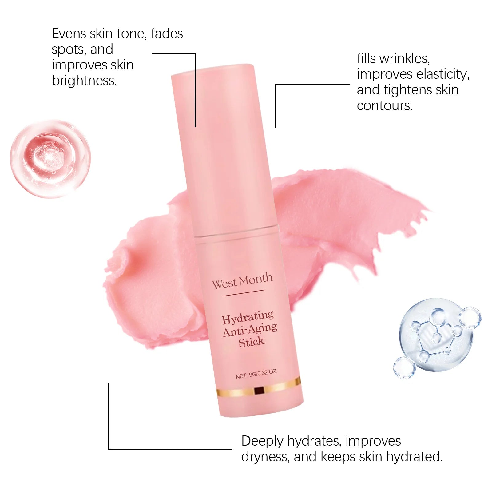 Collagen Wrinkle Removal  Anti-Aging Firming Lift Brighten Facial Dull Skin Moisturizer Cosmetics