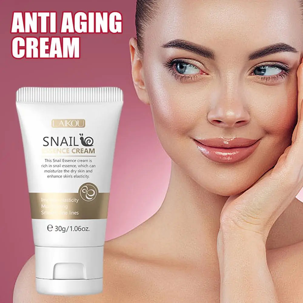 Women Facial Snail Essence Cream Care Cream Shrinking Pores Moisturizing Cream Skin Whitening Cream Anti Aging Face Cream