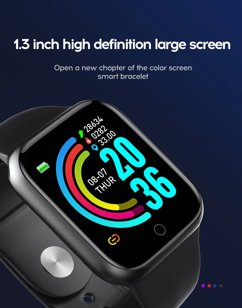 Multifunctional Smart Watch D20 Rechargeable Bluetooth Connected Phone