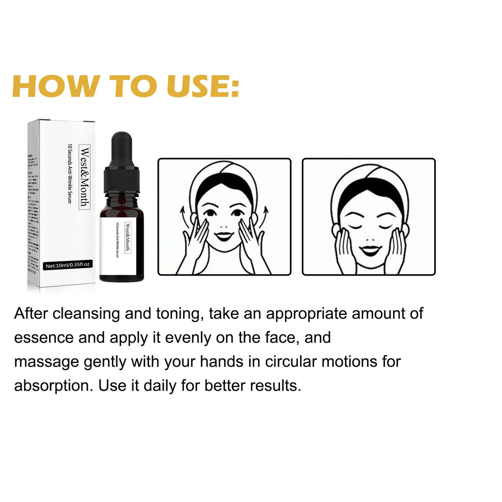 Anti Wrinkle Instant Remover Anti-wrinkle Serum Face Neck Forehead Wrinkles Removal Anti-aging Skin Firming