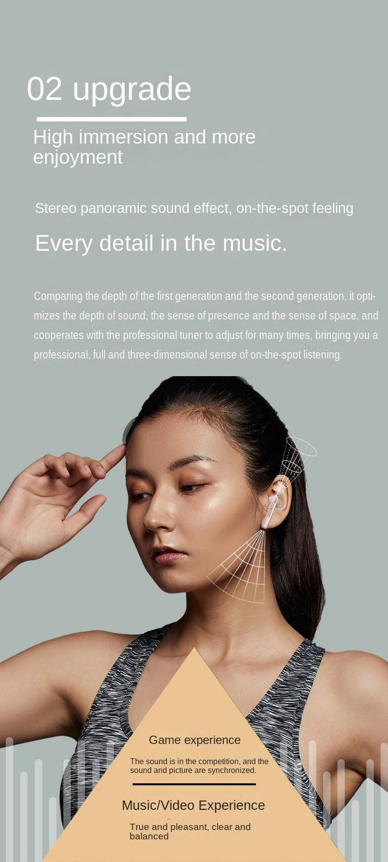 Xiaomi Wireless Bluetooth 5.3 Headset, Noise Canceling Audio Device