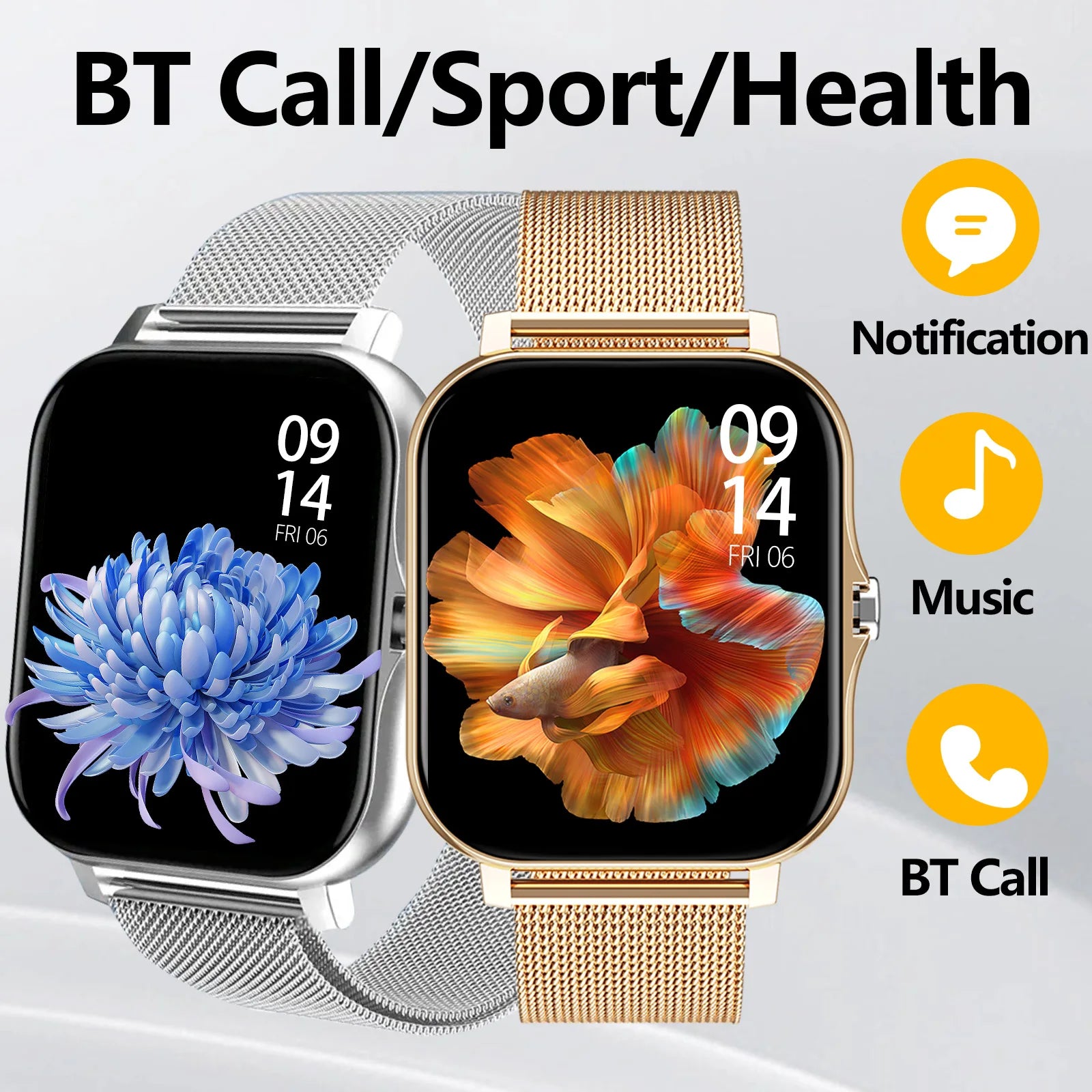 Smart watch wireless calling  for iPhone/Andriod