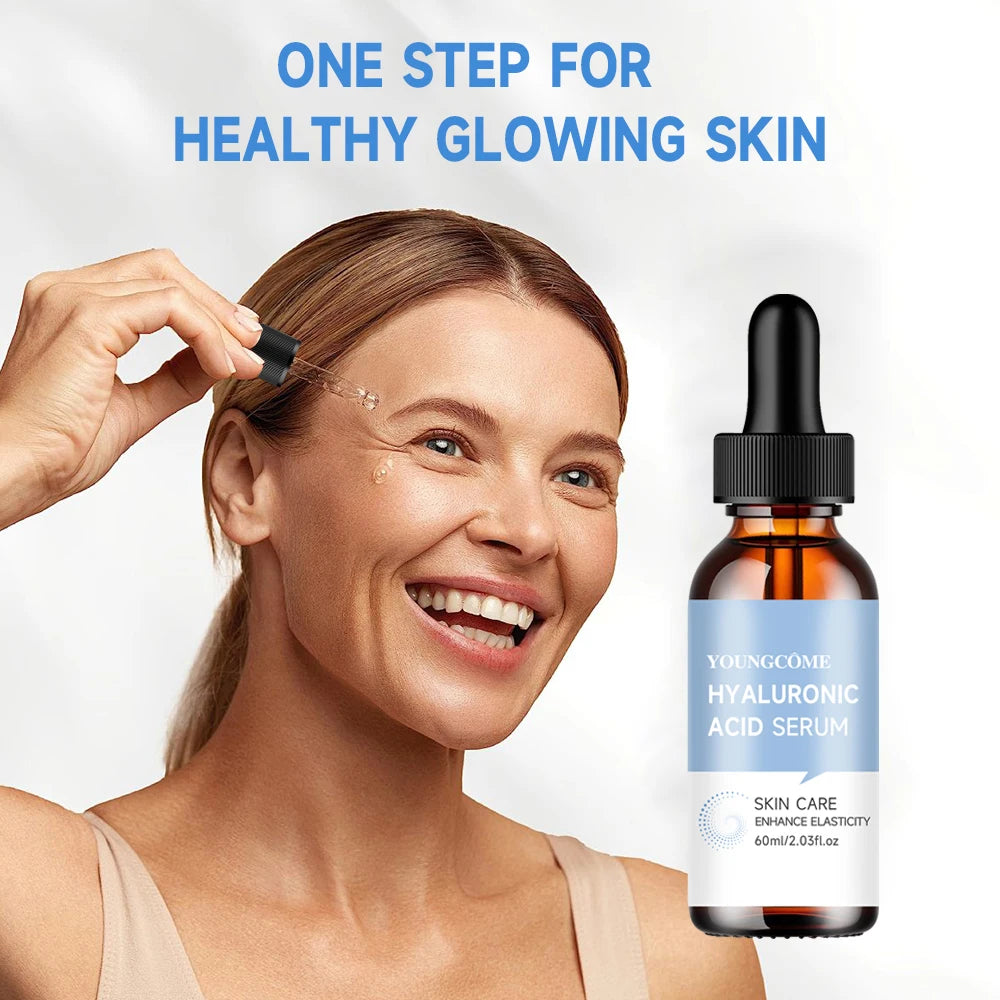 Hyaluronic Acid Serum for Skin 100% Pure Anti Aging Serum Intense Hydration Firming Fine Lines Lighten