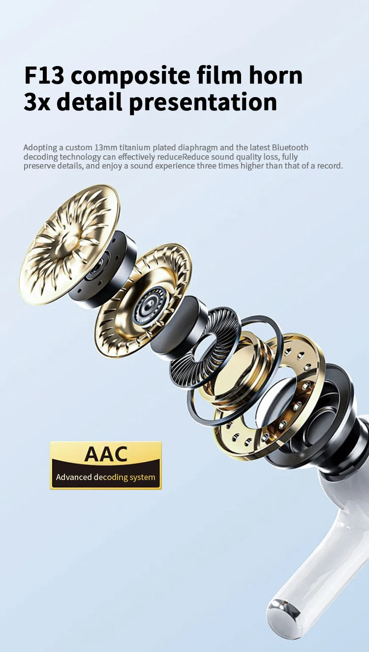 New Air Pro True Wireless Bluetooth Earphones Headphones Noise Reduction Earbuds for IPhone Android