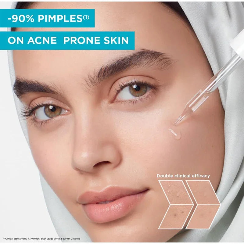 30ml Garnier Whitening Essence Removes Acne Marks Facial Repair Serum Shrinks Pores Moisturizes Essence