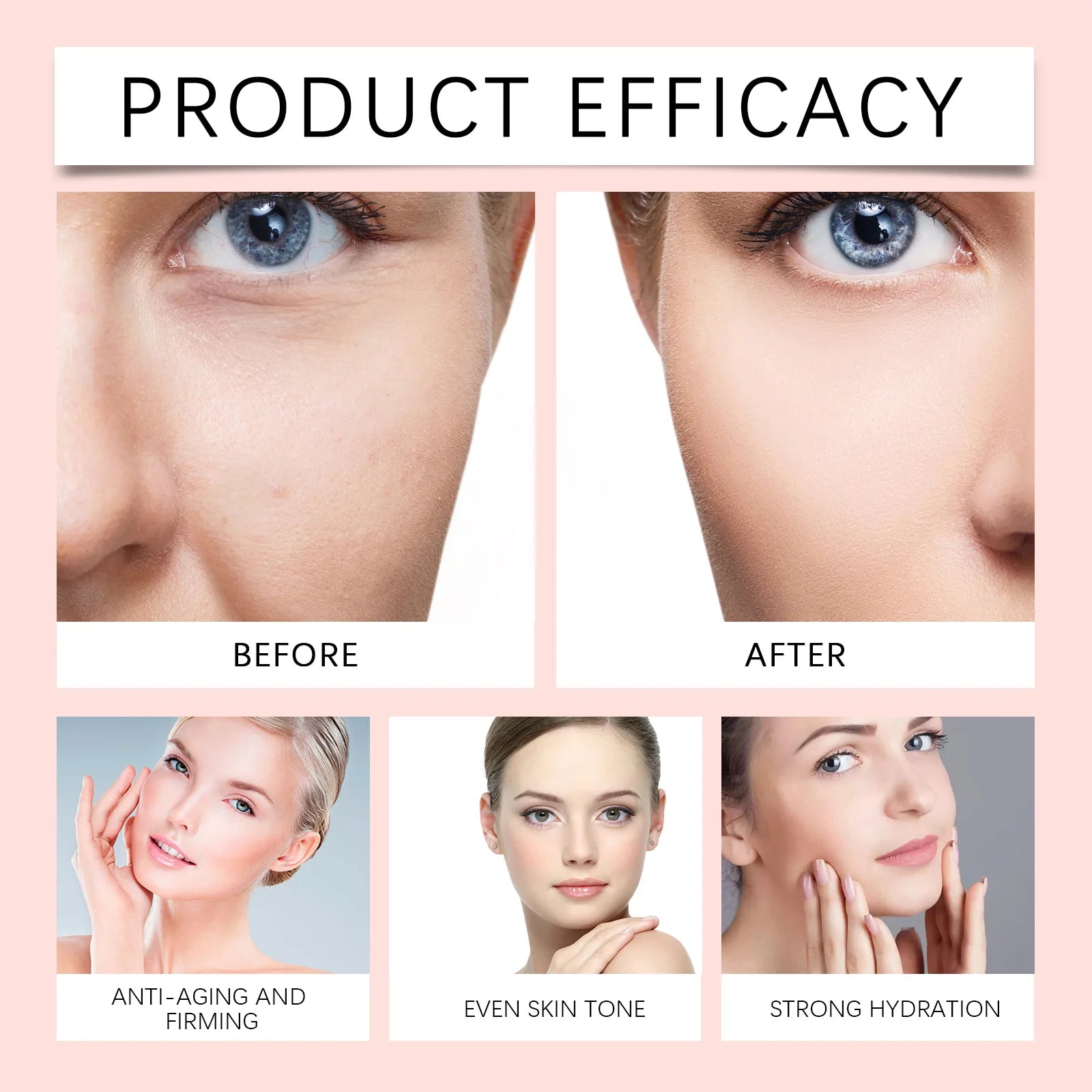 Collagen Wrinkle Removal  Anti-Aging Firming Lift Brighten Facial Dull Skin Moisturizer Cosmetics