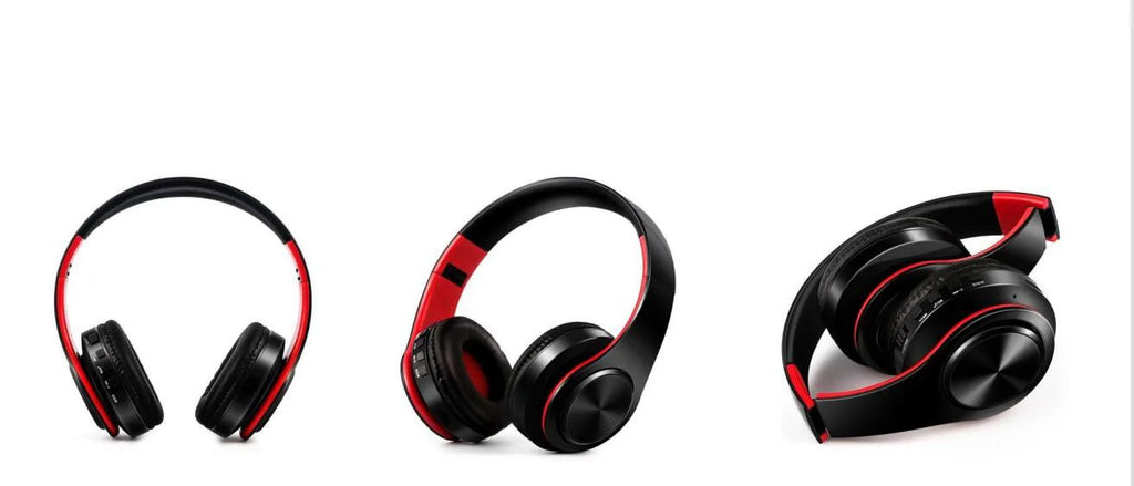 Men Gift Gold Wireless Headphones Bluetooth Earphone Stereo Headset with Build-in MIC